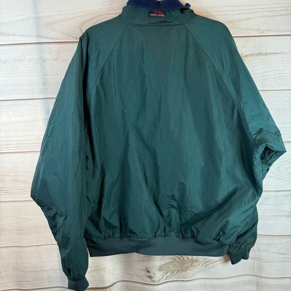 Sierra Sport Green Fleece Full Zip Jacket "Saranac" Size XL - Picture 4 of 8